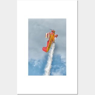 Biplane climbing Posters and Art
